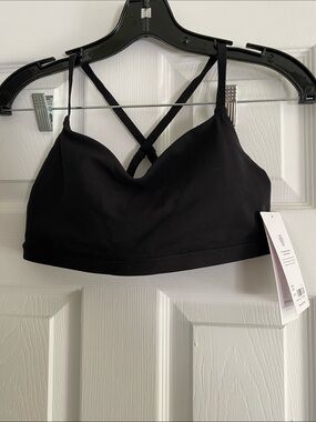 Athleta Black Cross-Back Bralette